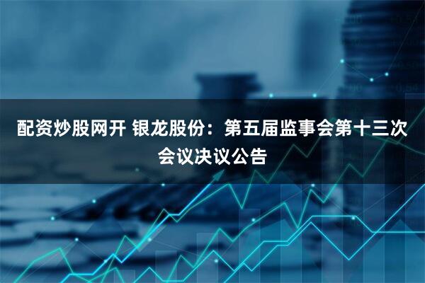 配资炒股网开 银龙股份：第五届监事会第十三次会议决议公告